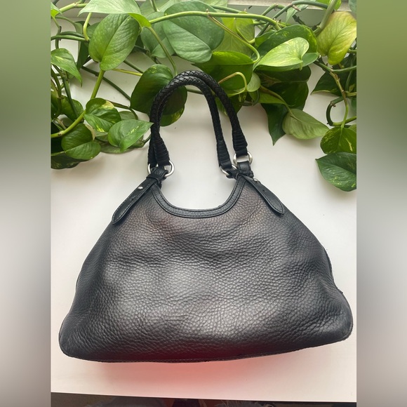 Cole Haan - Elegant Black Leather Handbag